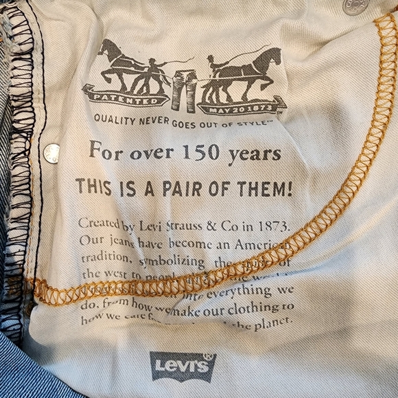 Mens Levi's 505 Jeans 38 x 30, Blue - Picture 8 of 11